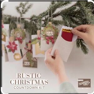 Stampin' Up! Rustic Christmas Countdown Kit NIB
